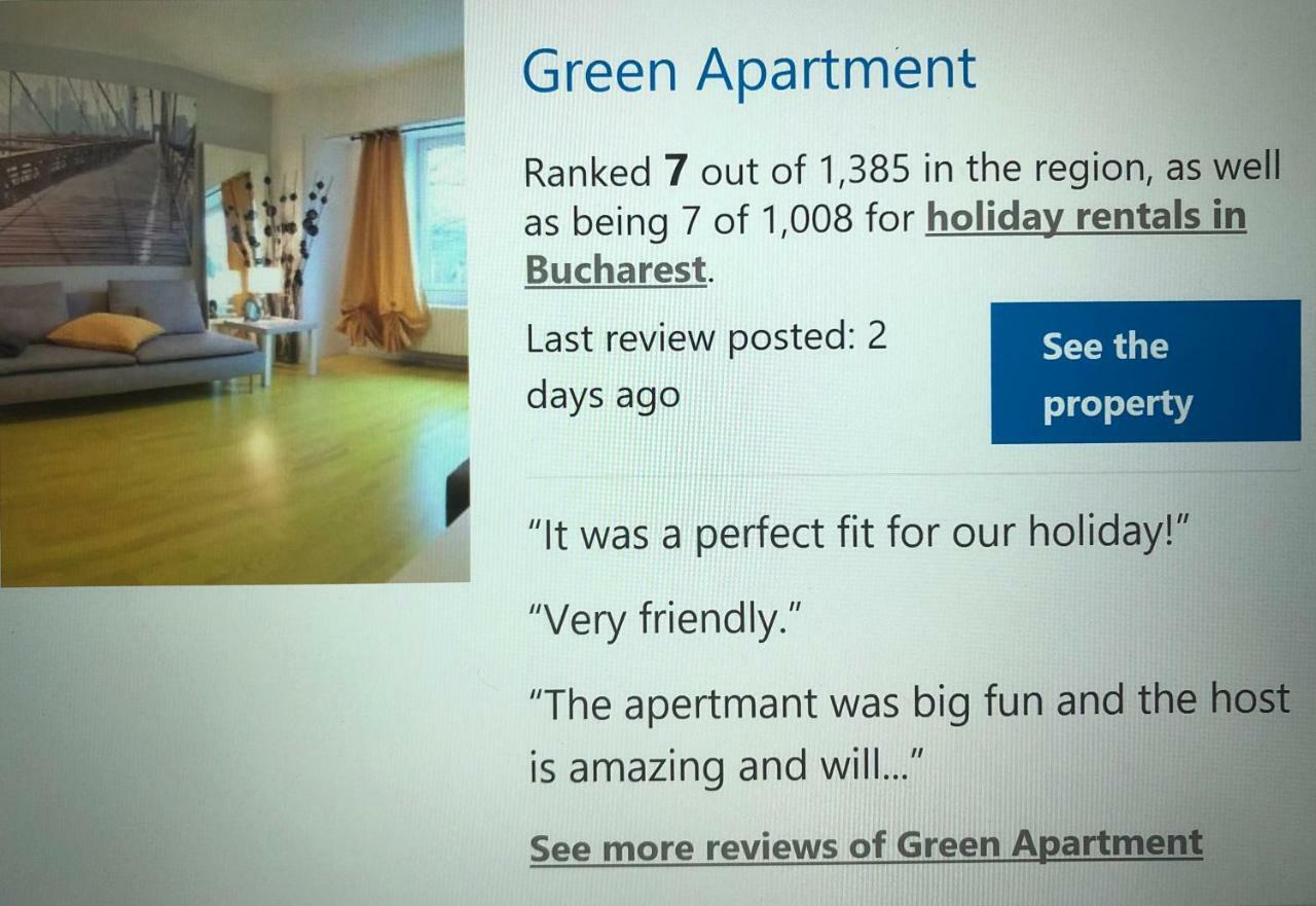 Green Apartment 4 Mircea Voda 부쿠레슈티 외부 사진